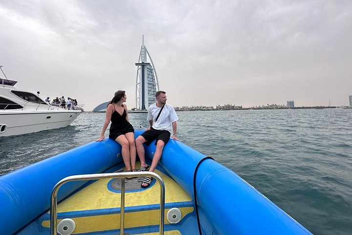45-Min Speedboat Tour: Burj Al Arab, Burj Khalifa & Ice Cream! - Photo 1 of 23